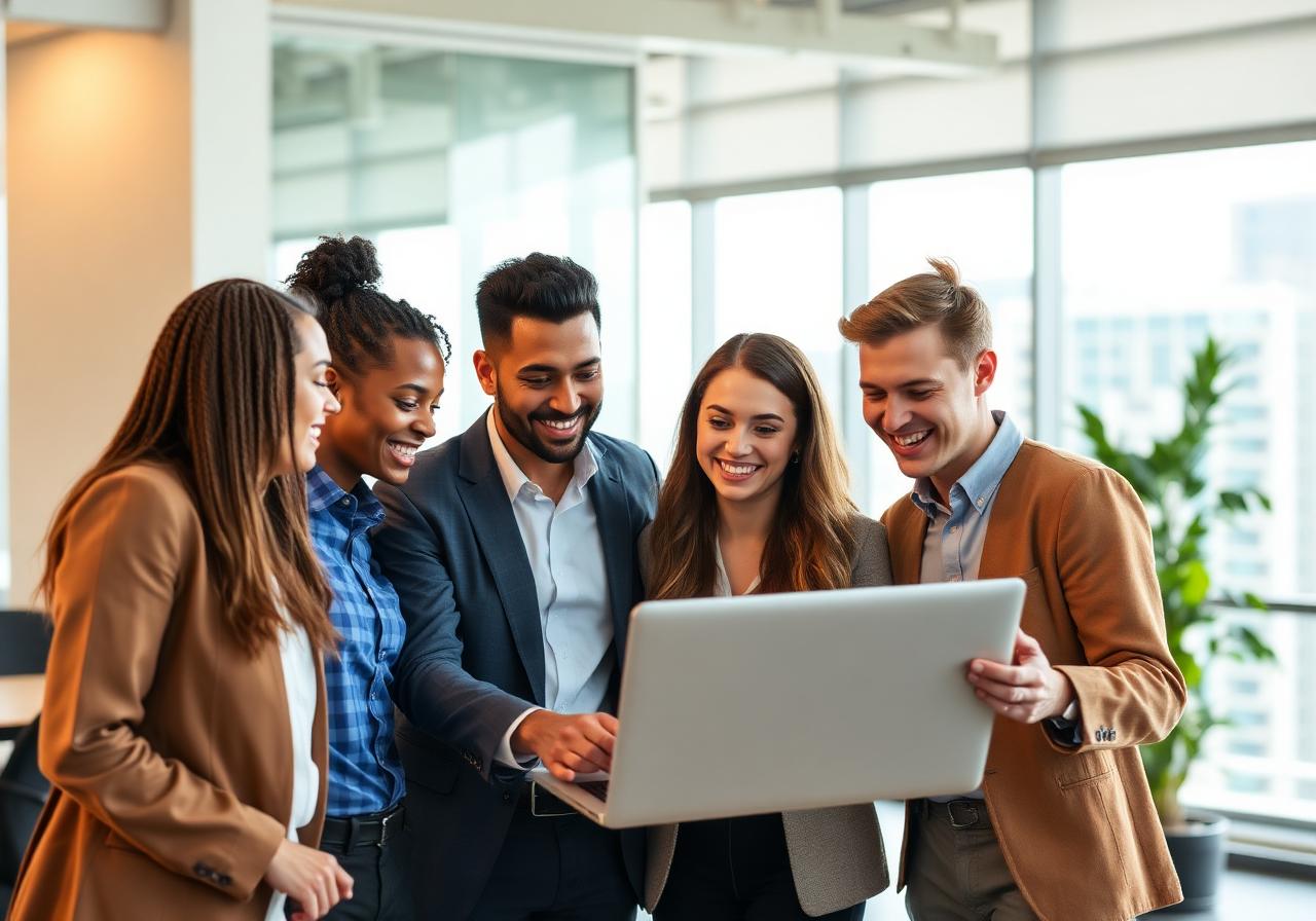 Recruiters reviewing candidate matches together
